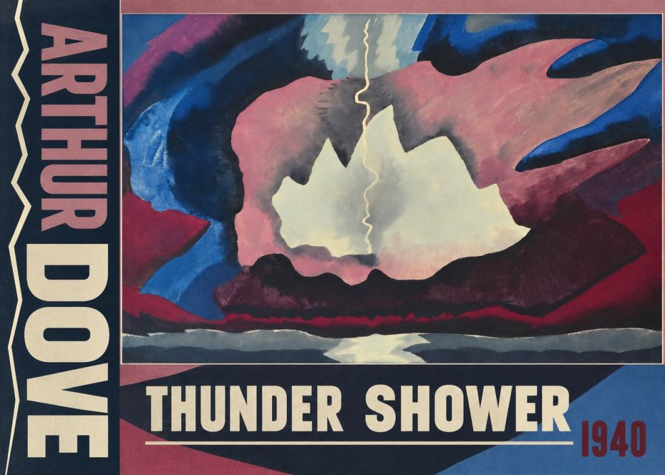Arthur Dove Thunder Shower No3 - Poszter