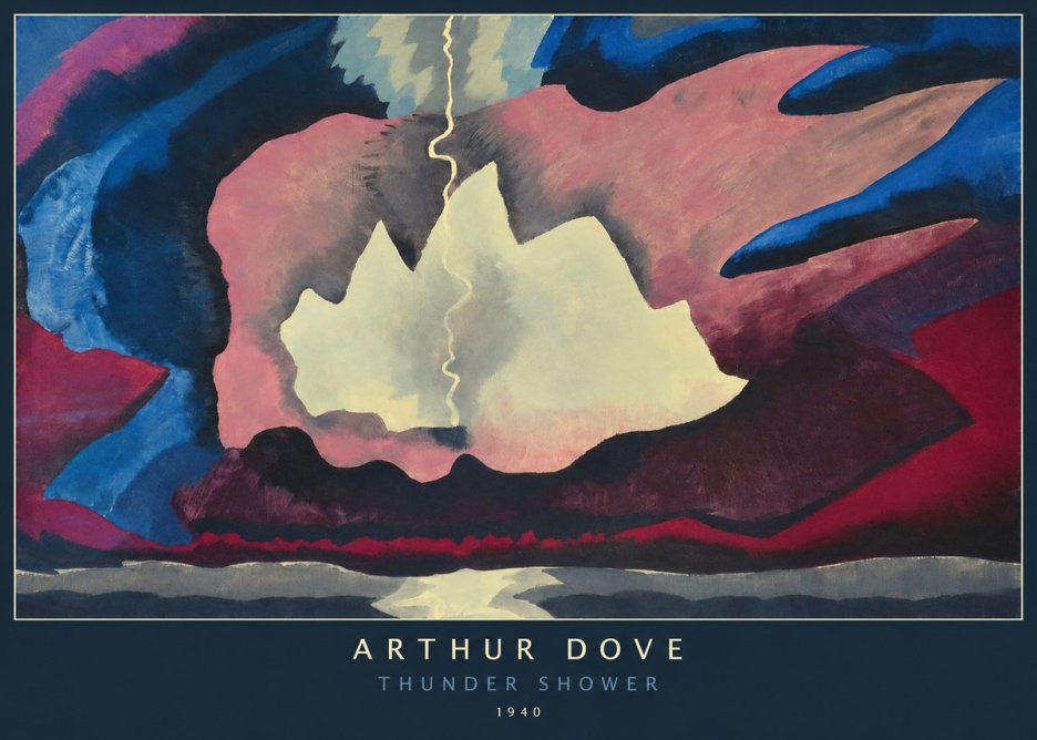 Arthur Dove Thunder Shower No6 - Poszter