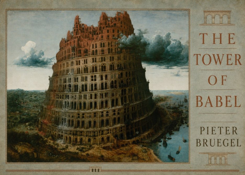 Pieter Bruegel The Tower of Babel XII No3 - Poszter
