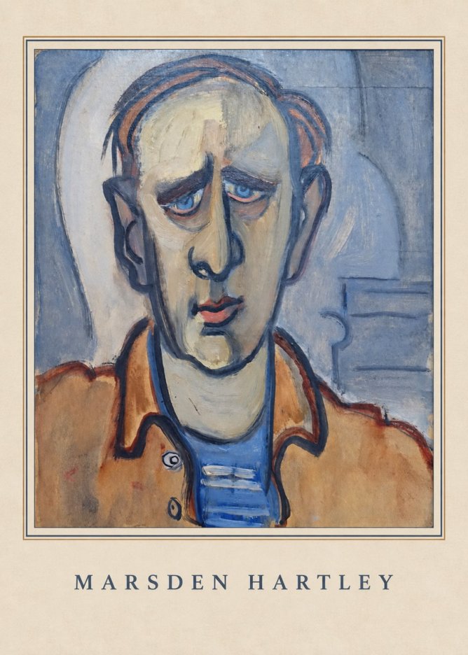 Marsden Hartley Portrait of a German Officer II No4 - Poszter