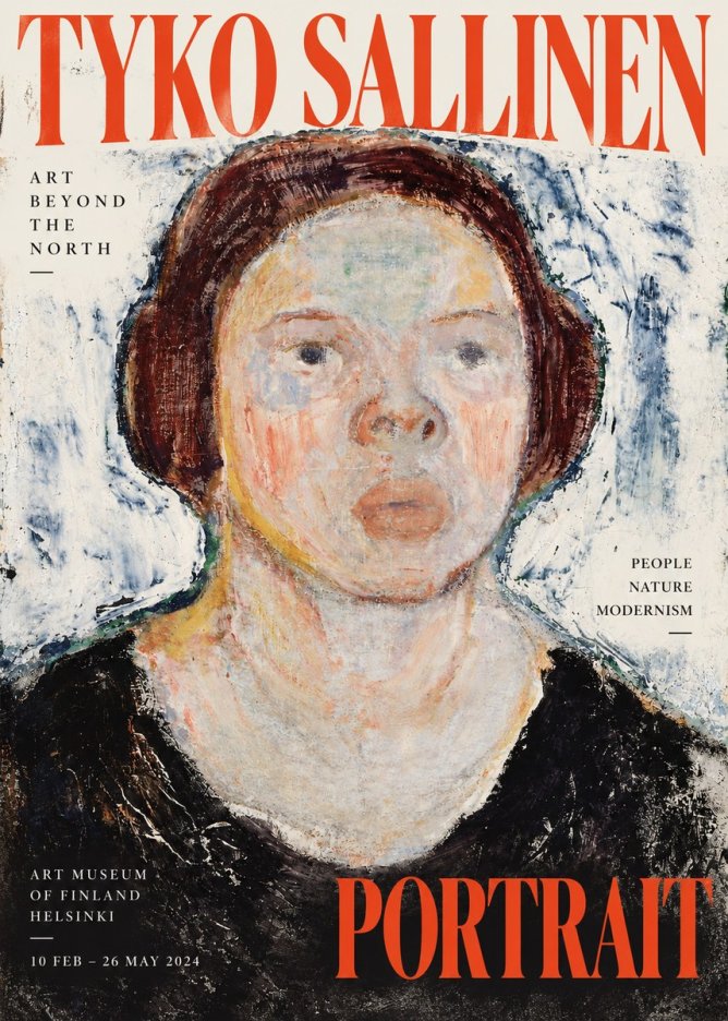 Tyko Sallinen Portrait I No2 - Poszter