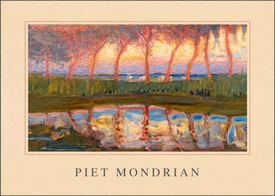 Piet Mondrian Willows No4 - Poszter