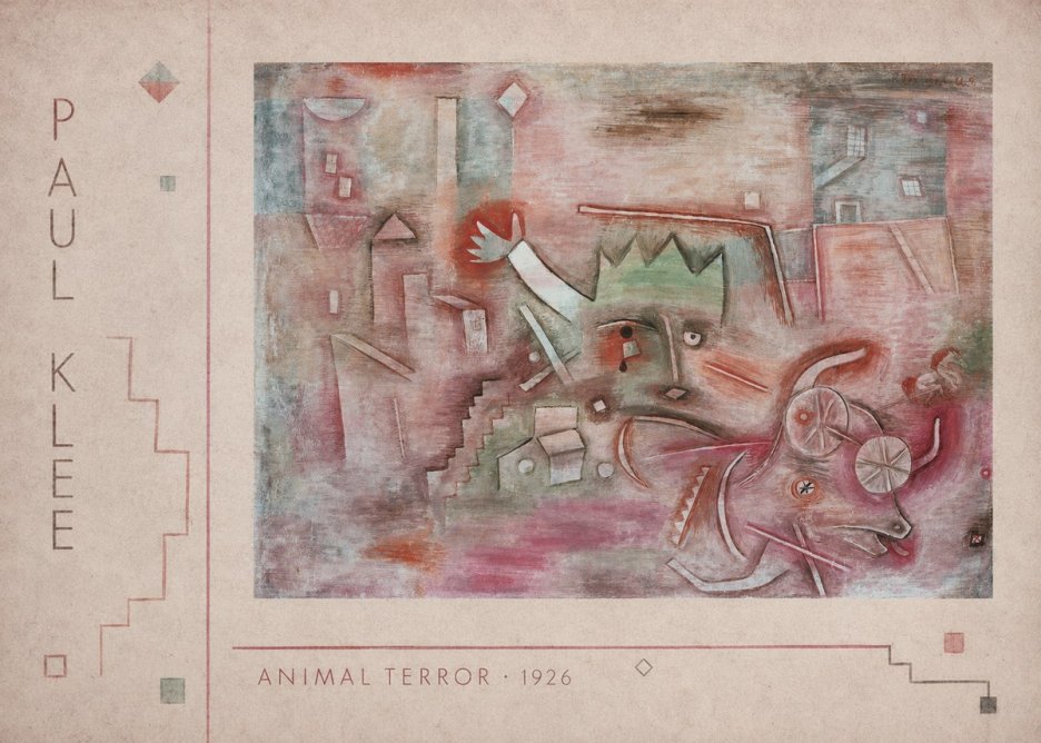 Paul Klee Animal Terror No2 - Poszter