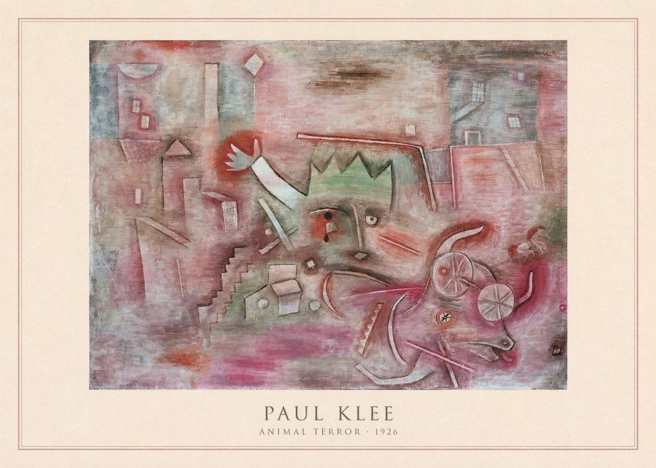 Paul Klee Animal Terror No4 - Poszter