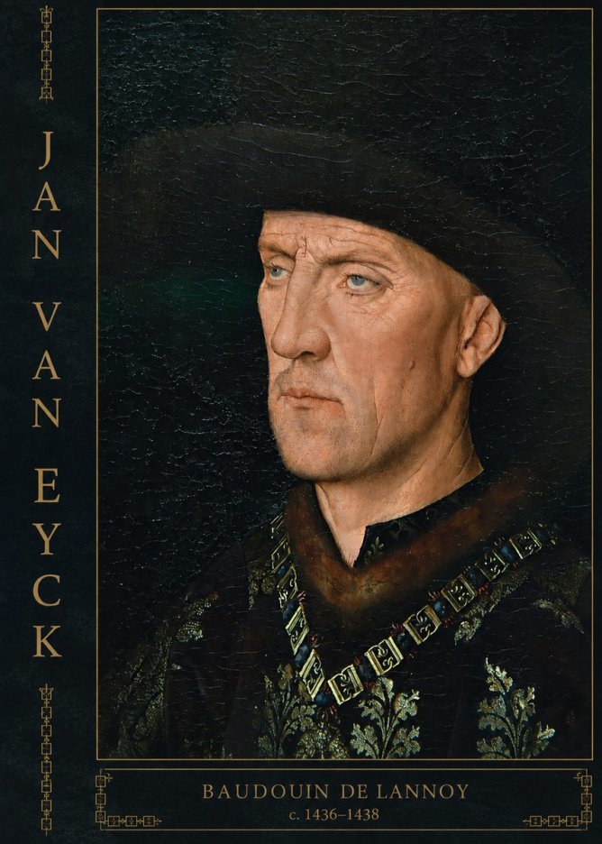 Jan van Eyck Baudouin De Lannoy No2 - Poszter