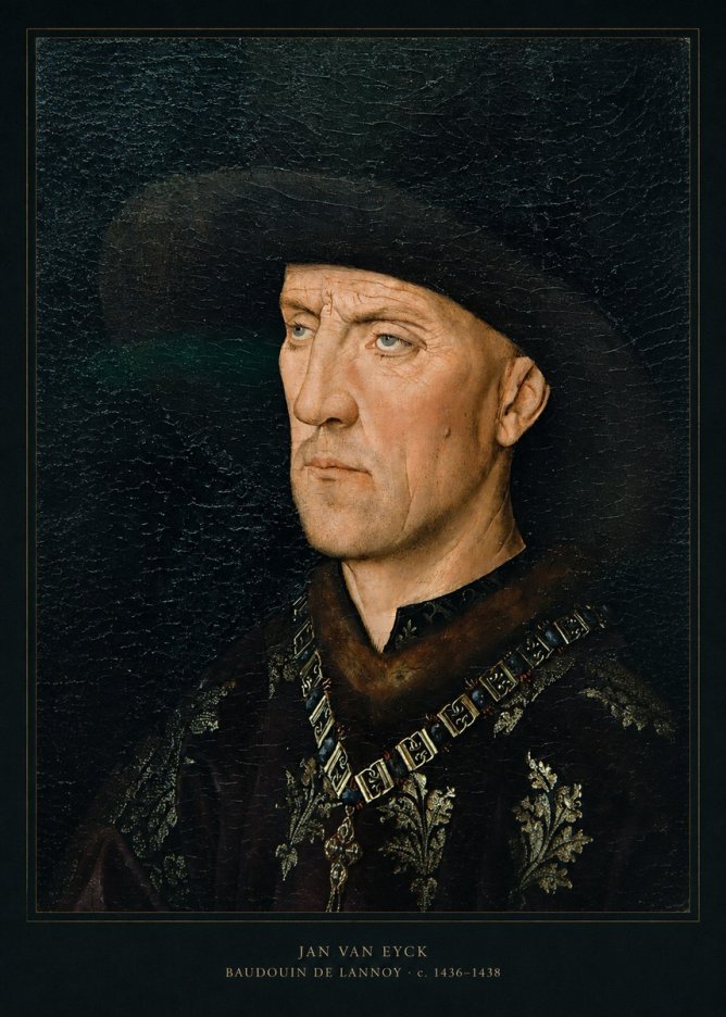 Jan van Eyck Baudouin De Lannoy No4 - Poszter