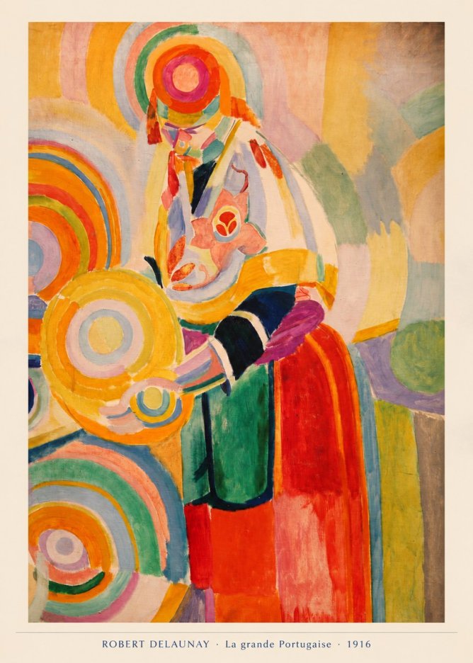 Robert Delaunay La Grande Portugaise II No6 - Poszter