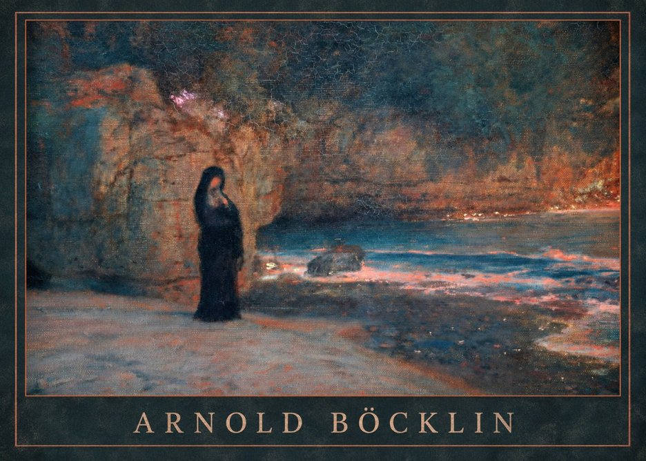Arnold Böcklin The Lament No1 - Poszter