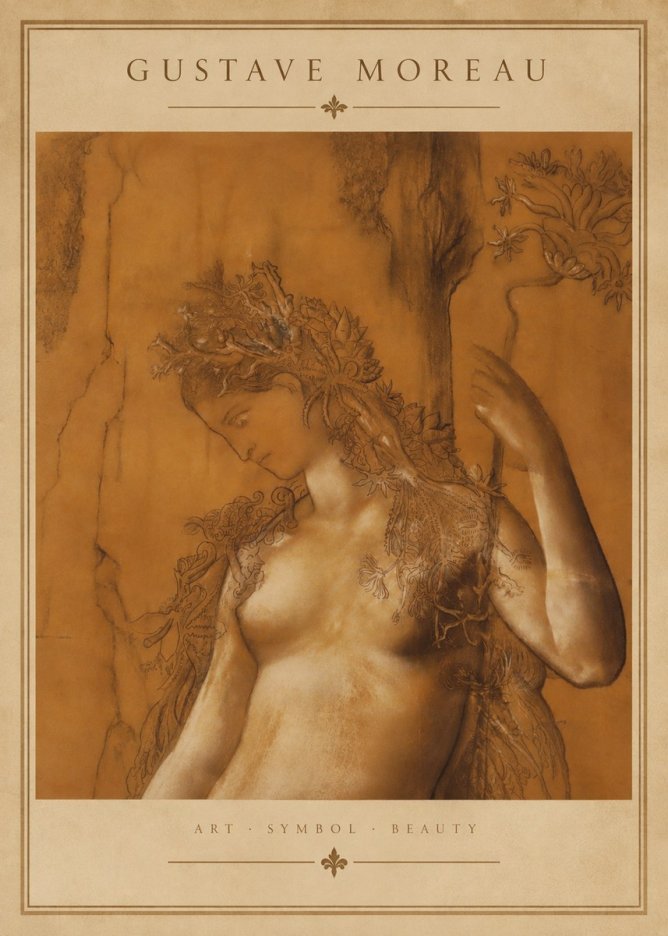 Gustave Moreau Daphne No4 - Poszter