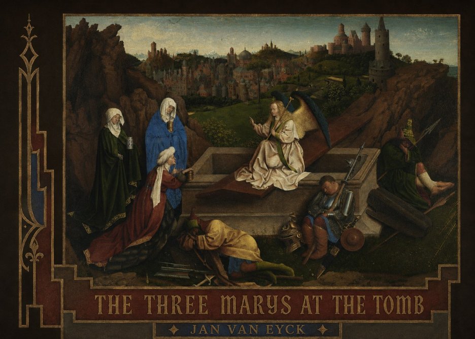 Jan van Eyck The Three Marys at the Tomb No2 - Poszter