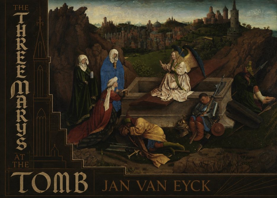 Jan van Eyck The Three Marys at the Tomb No6 - Poszter