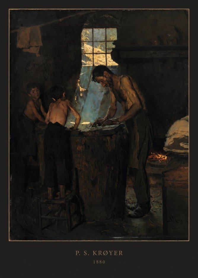 P.S. Krøyer A Forge No4 - Poszter