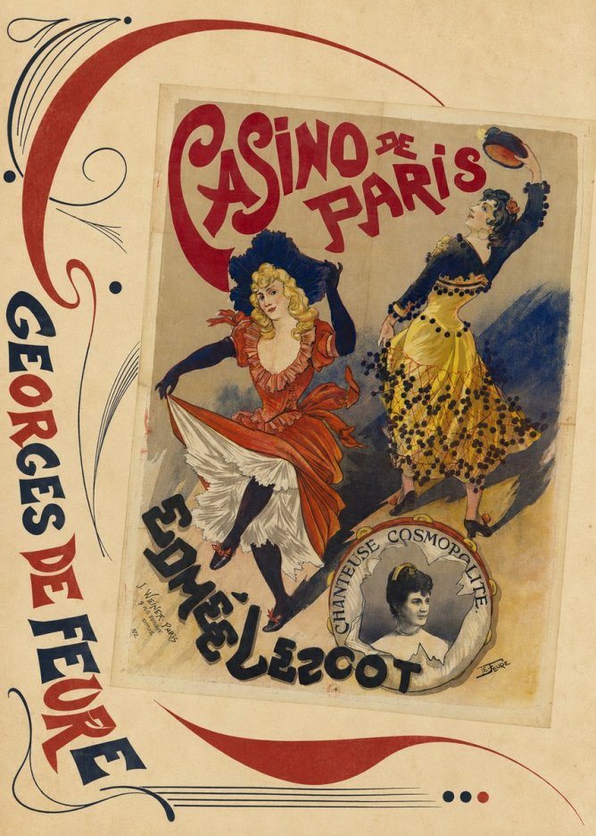Georges de Feure Edmée Lescot No2 - Poszter