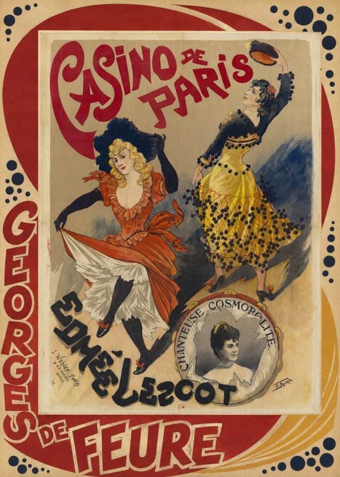 Georges de Feure Edmée Lescot No4 - Poszter