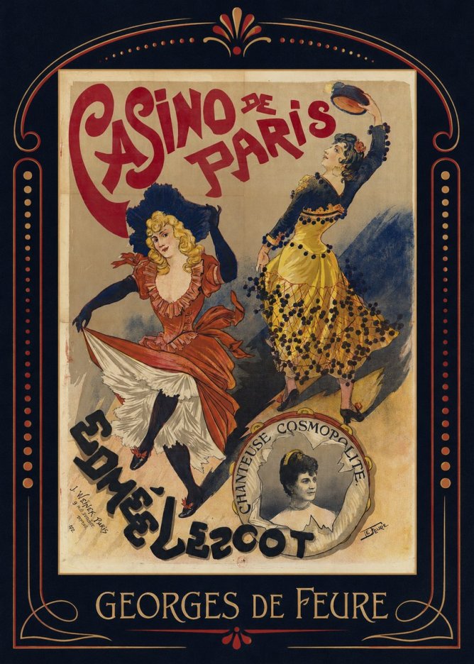 Georges de Feure Edmée Lescot No6 - Poszter