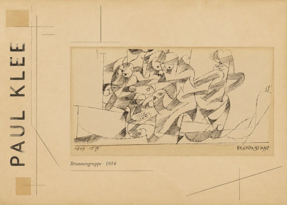 Paul Klee Brunnengruppe No3 - Poszter