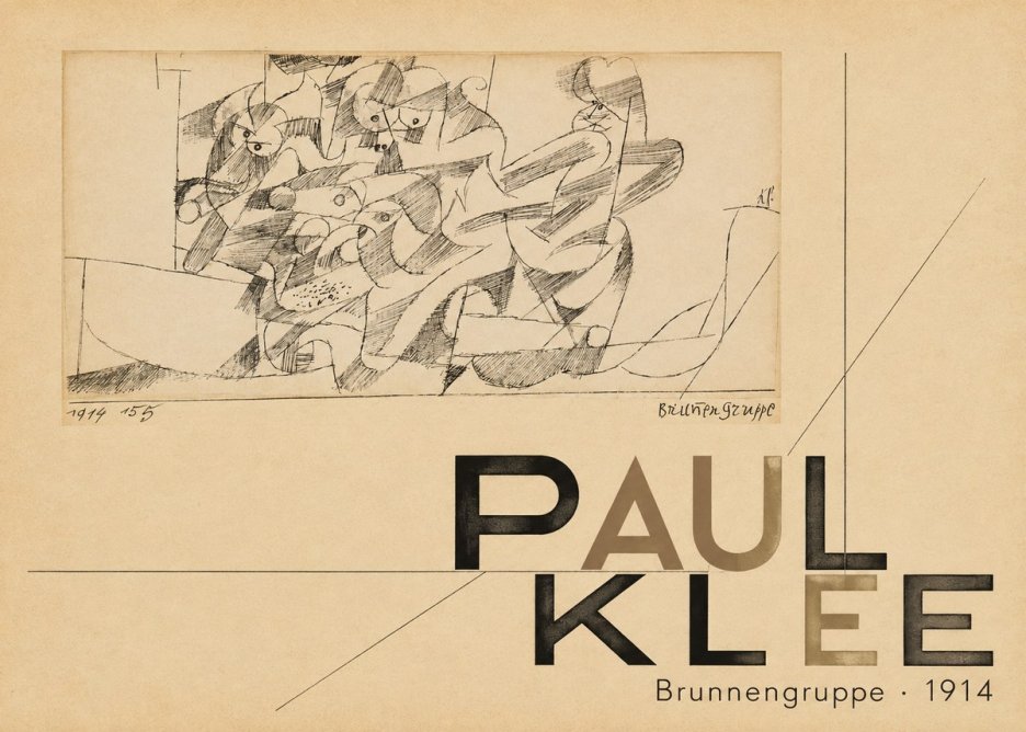 Paul Klee Brunnengruppe No5 - Poszter