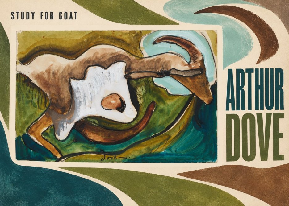 Arthur Dove Study for Goat No5 - Poszter