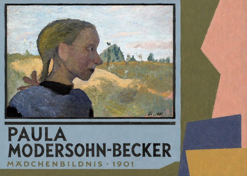 Paula Modersohn-Becker Mädchenbildnis · 1901 No2 - Poszter