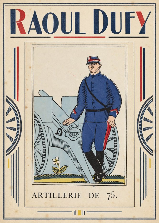 Raoul Dufy Artillerie De 75. No1 - Poszter