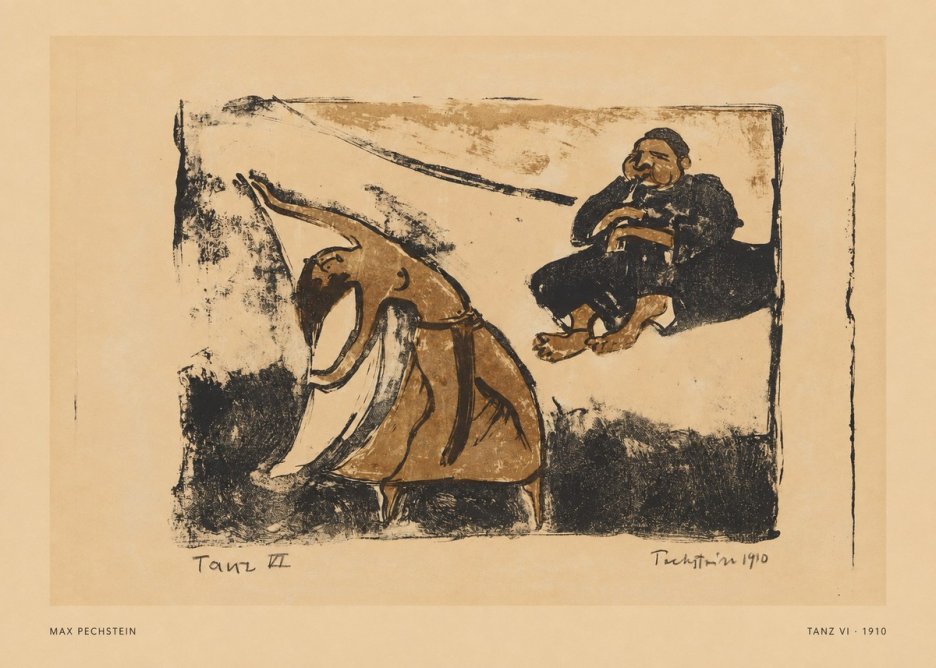 Max Pechstein Tanz Vi • 1910 No5 - Poszter
