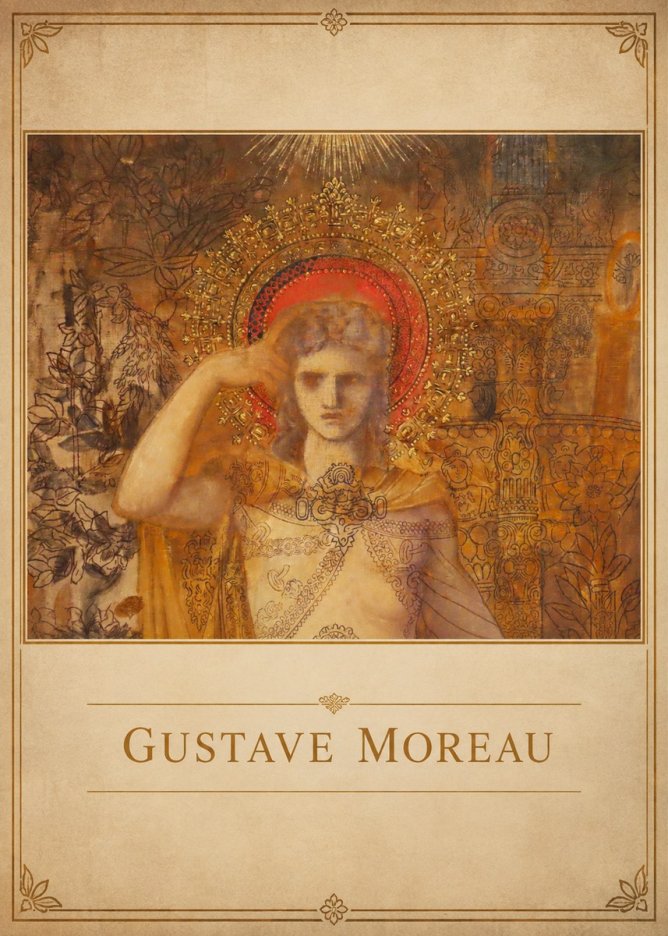 Gustave Moreau The Messenger No1 - Poszter