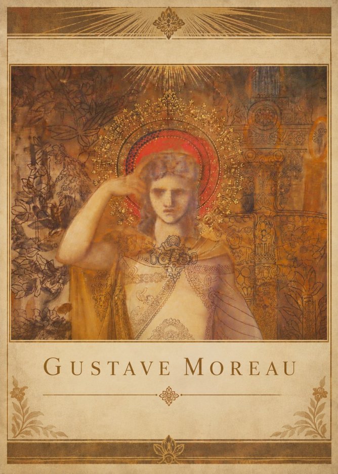Gustave Moreau The Messenger No5 - Poszter