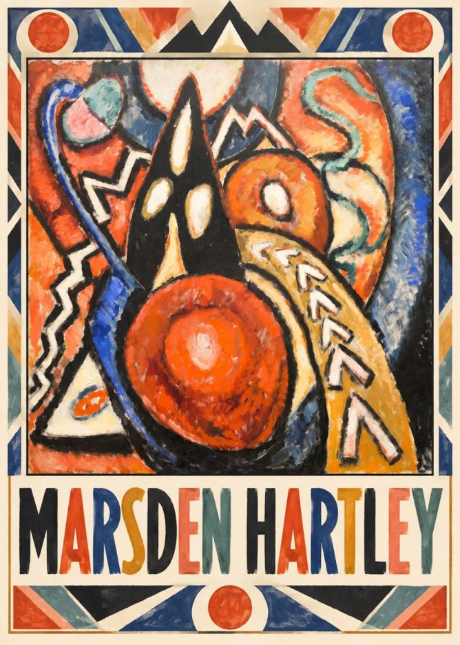 Marsden Hartley Marsden Hartley No1 - Poszter