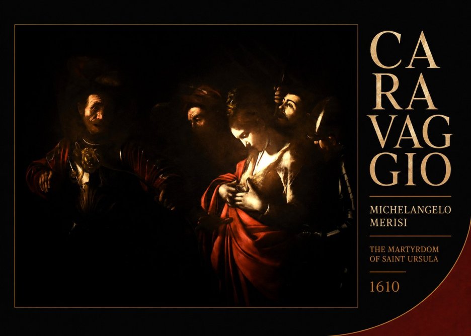Michelangelo Merisi da Caravaggio The Martyrdom of Saint Ursula No6 - Poszter
