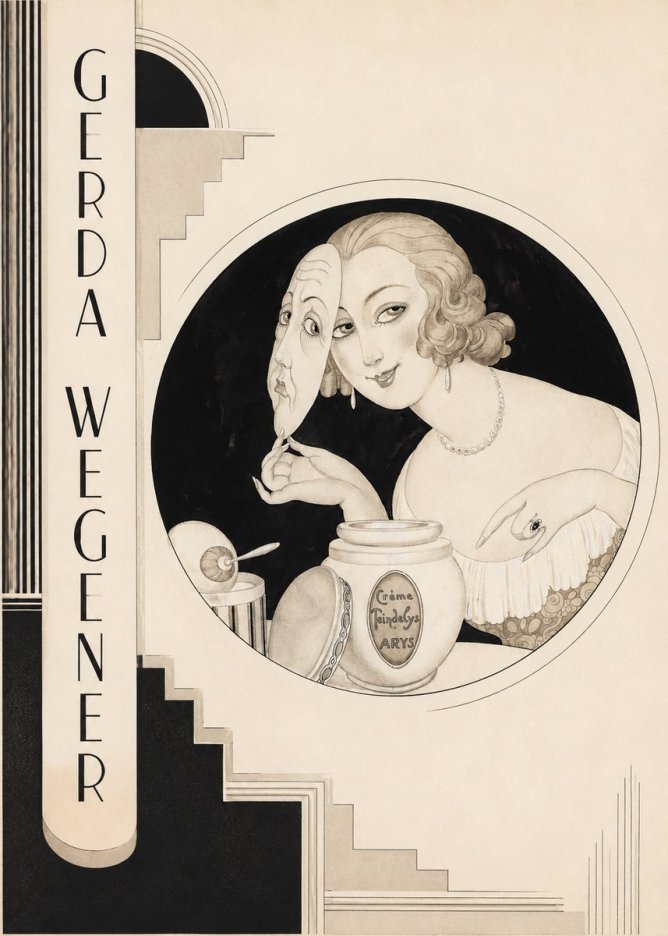 Gerda Wegener Crème Teindelys I No2 - Poszter