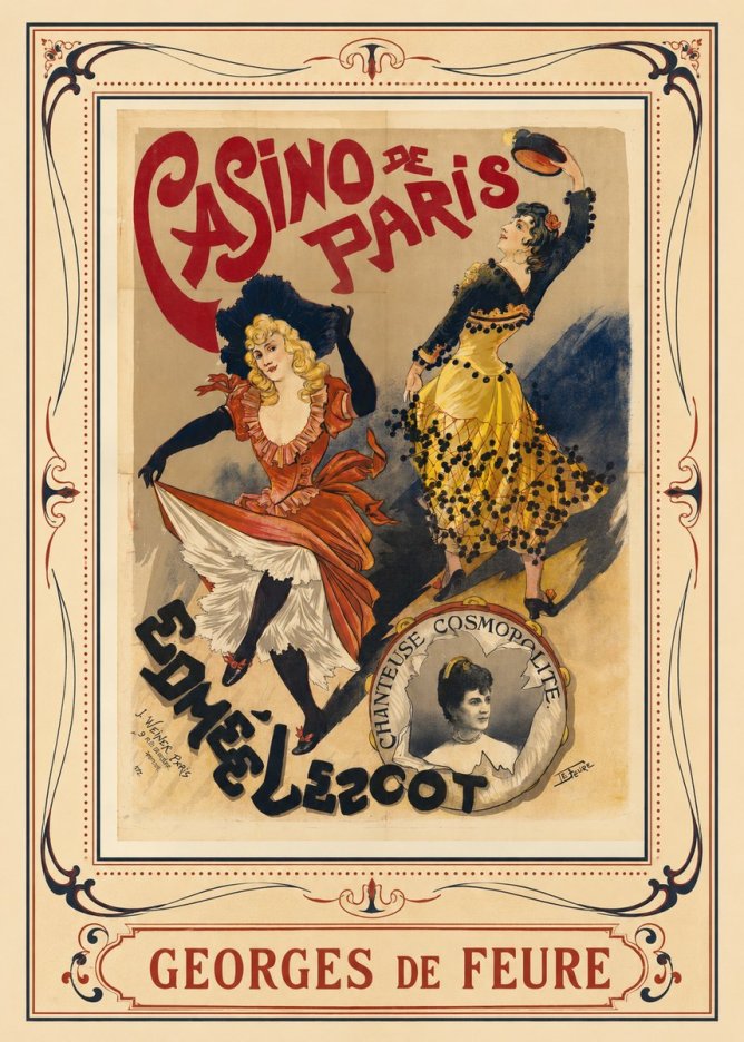 Georges de Feure Edmée L'escot No1 - Poszter