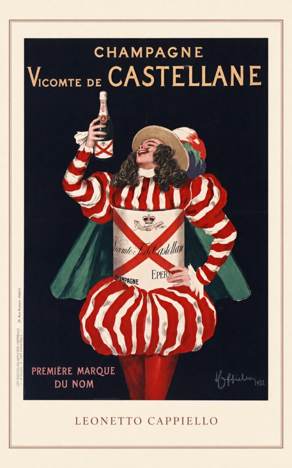 Leonetto Cappiello Champagne Vicomte De Castellane No3 - Poszter
