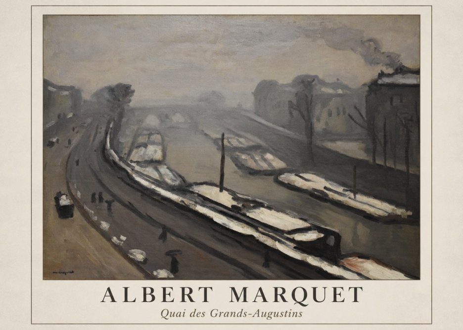 Albert Marquet Quai Des Grands-augustins No1 - Poszter