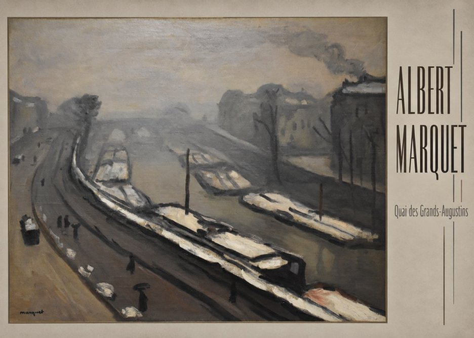 Albert Marquet Quai Des Grands-augustins No3 - Poszter