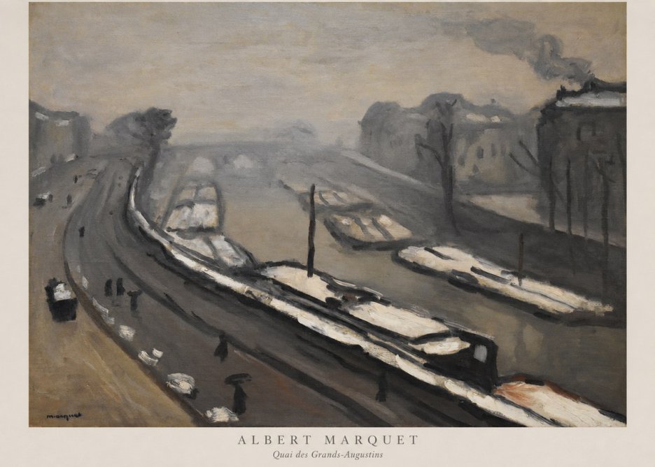 Albert Marquet Quai Des Grands-augustins No6 - Poszter