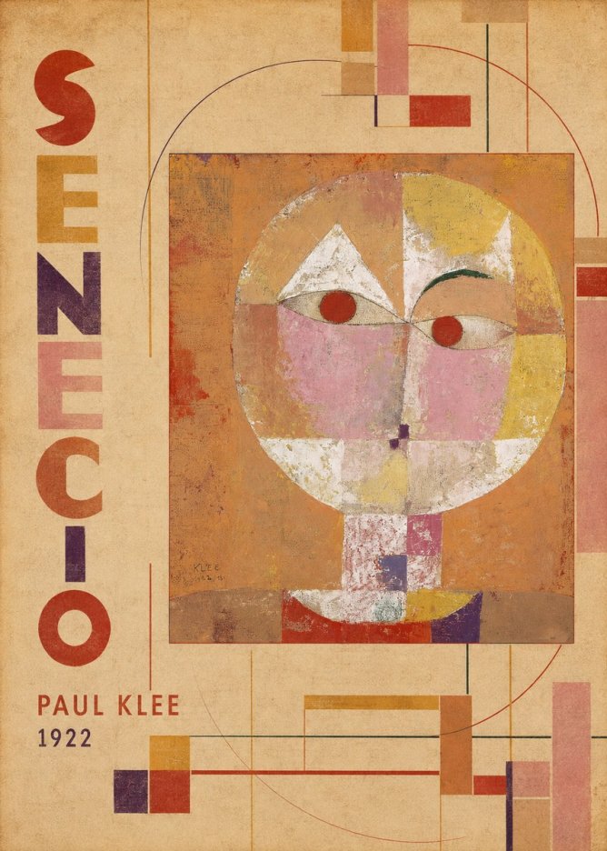 Paul Klee Senecio No4 - Poszter