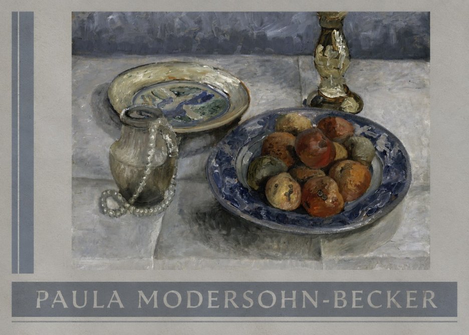 Paula Modersohn-Becker Still Life with Candlestick, Pitcher, and Fruit No2 - Poszter