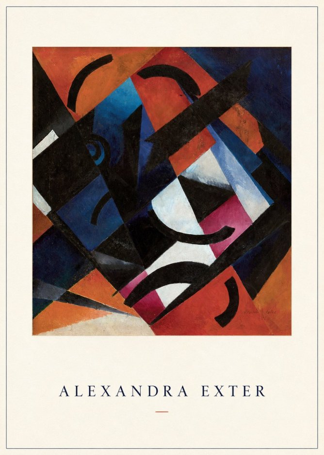 Alexandra Exter Abstract Composition No4 - Poszter