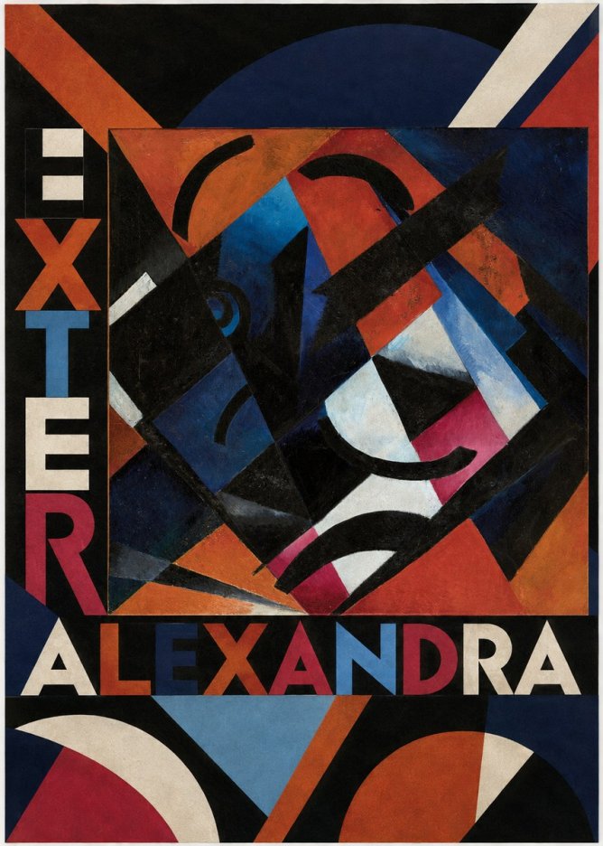 Alexandra Exter Abstract Composition No6 - Poszter