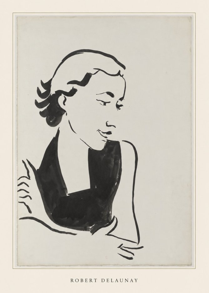 Robert Delaunay Figure Study No4 - Poszter