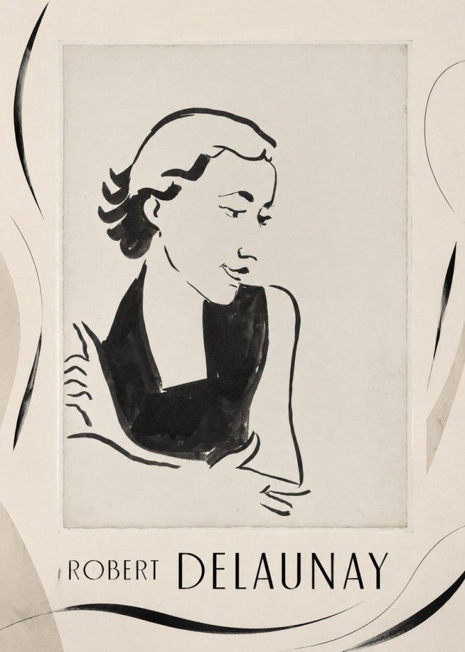 Robert Delaunay Figure Study No5 - Poszter