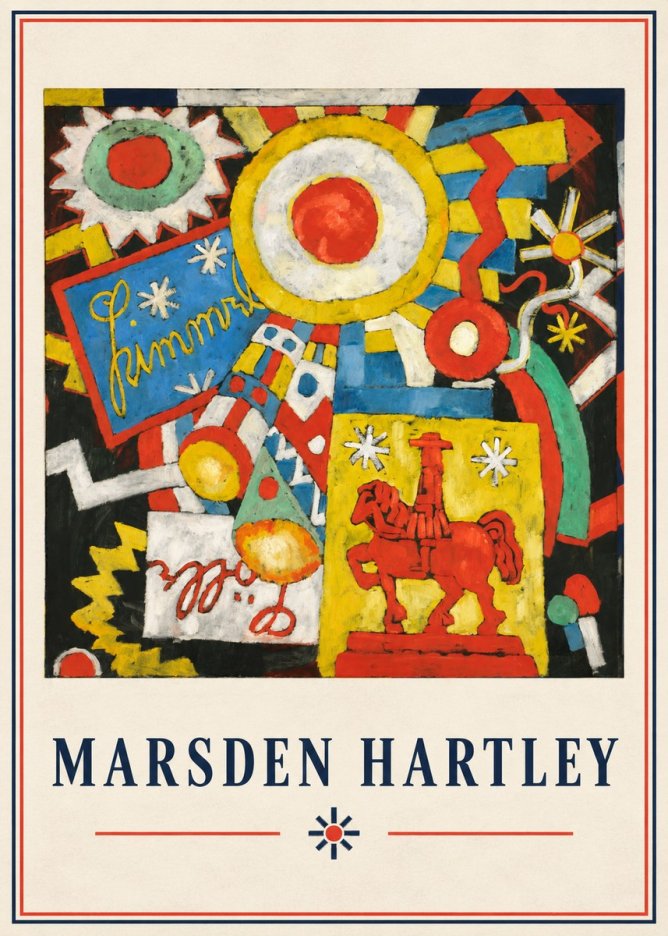 Marsden Hartley Himmel Lille No4 - Poszter