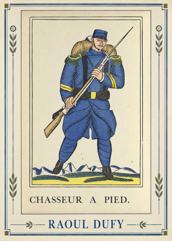 Raoul Dufy Chasseur a Pied. No1 - Poszter