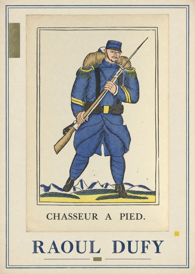 Raoul Dufy Chasseur a Pied. No4 - Poszter