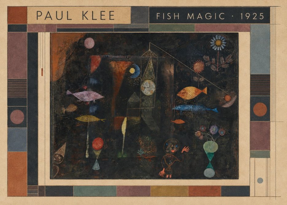 Paul Klee Fish Magic I No4 - Poszter