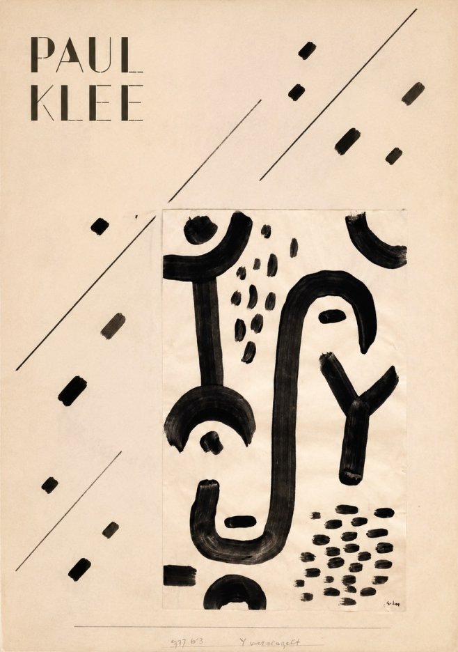 Paul Klee Face of the Goddess No6 - Poszter