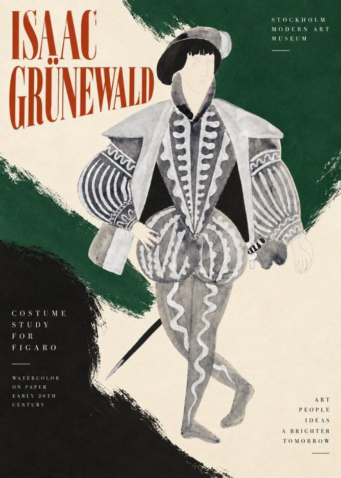 Isaac Grünewald Figaro II No5 - Poszter