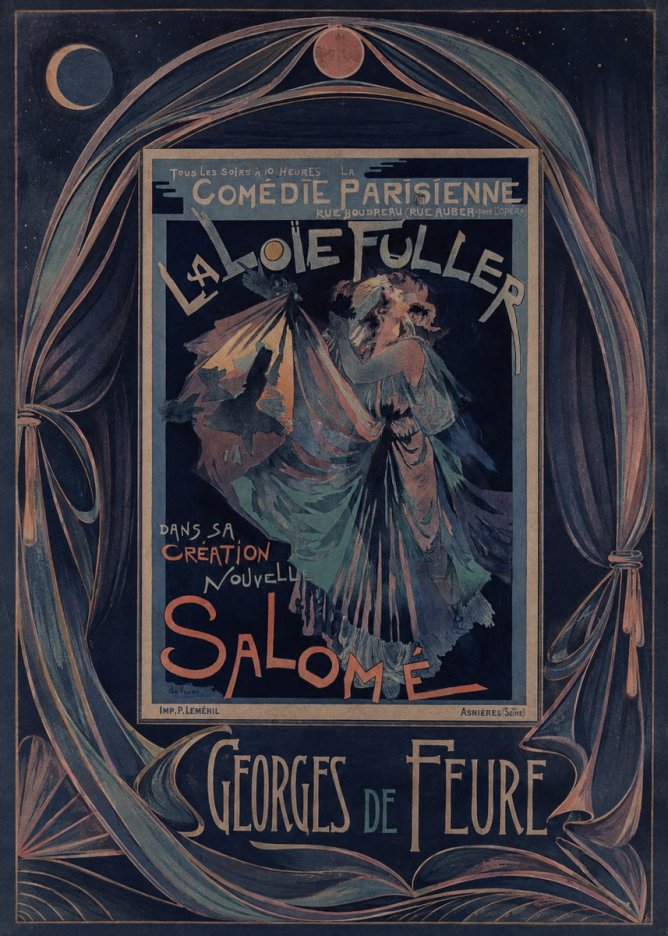 Georges de Feure La Loïe Fuller - Salomé II No4 - Poszter