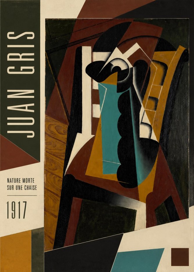 Juan Gris Nature Morte Sur Une Chaise No2 - Poszter