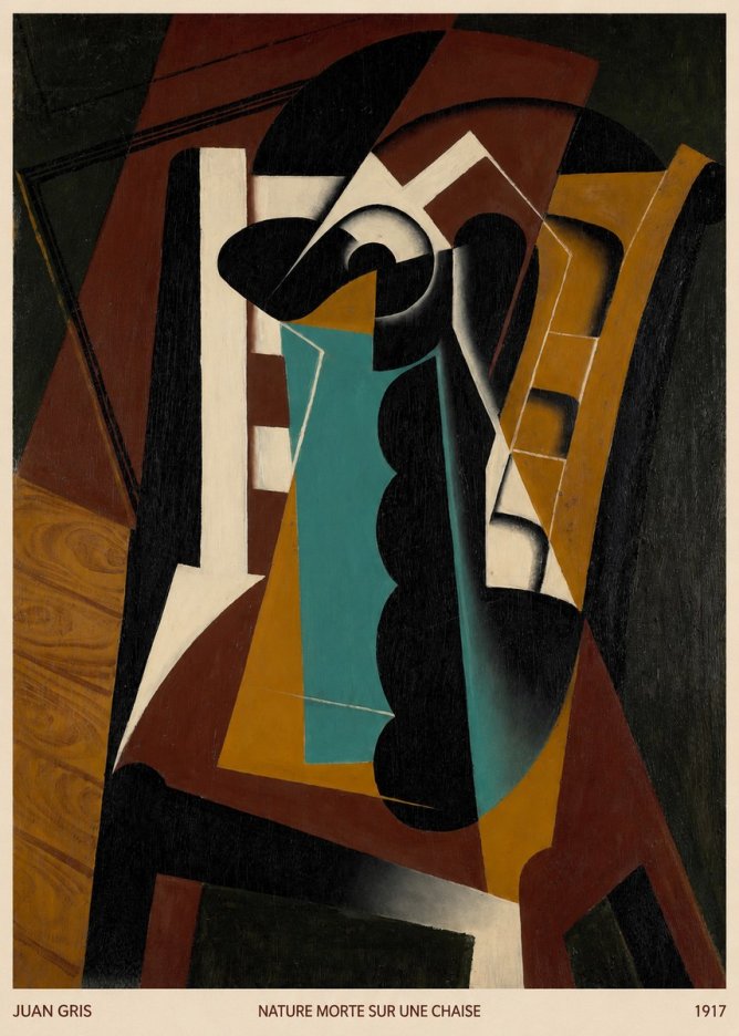 Juan Gris Nature Morte Sur Une Chaise No6 - Poszter